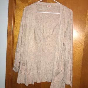 Speckled cardigan with pockets